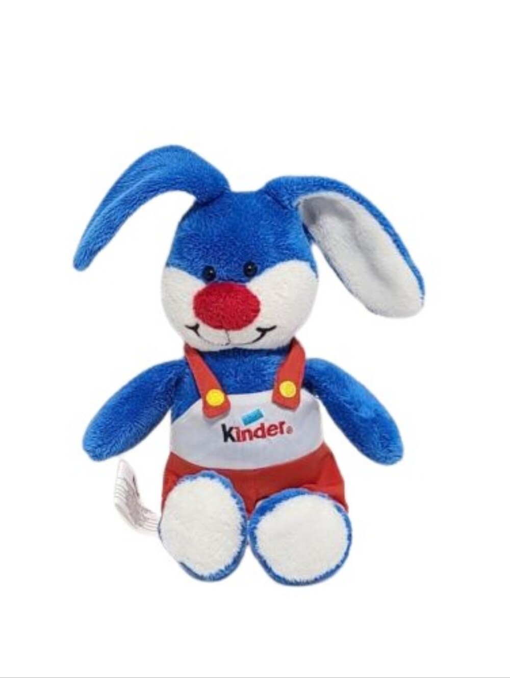 🦋5/25$ Kinder branded Blue Bunny Plush with Red Outfit